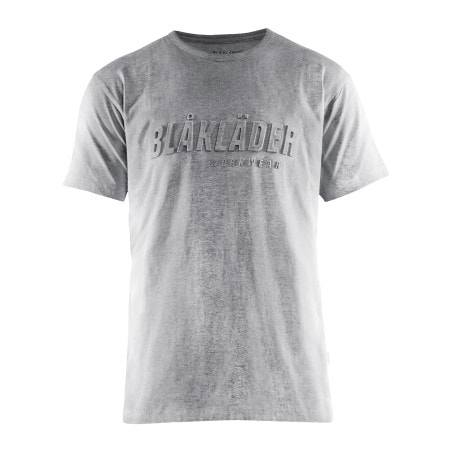 Tee-shirt imprimé 3D 3531 - Gris chiné - BLAKLADER