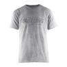 Tee-shirt imprimé 3D 3531 - Gris chiné - BLAKLADER
