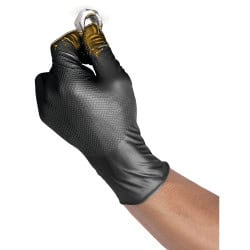 Gant jetable Grippaz - Noir - PIP