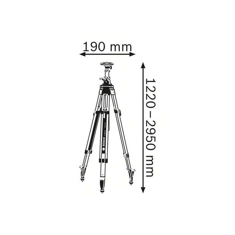 Trépied télescopique BT 300 HD BOSCH 0601091A00