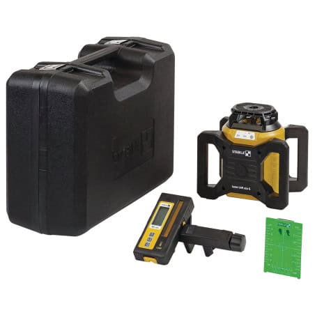Pack niveau laser rotatif LAR160 + trepied + mire STABILA 19240 - 18456 - 07468