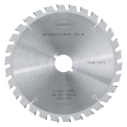 Lame de scie Tanga DX200 - pour bois clouté - LAMELLO 132333