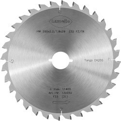 Lame de scie Tanga DX200 - pour aluminium - LAMELLO 132332