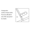 Cabineo 8 - blanc - vis 8 mm - pour panneau à partir de 12 mm - Lamello