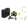 Pack niveau laser rotatif LAR160 + trepied + mire STABILA 19240 - 18456 - 07468