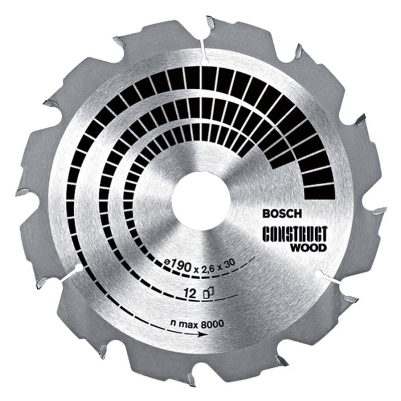 Lame de scie circulaire bois clouté BOSCH