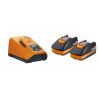 Pack chargeur + 2 batteries 18 V 3 Ah FEIN 92604324010