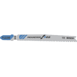 Lame de scie sauteuse T123XF pour métal mince et épais BOSCH