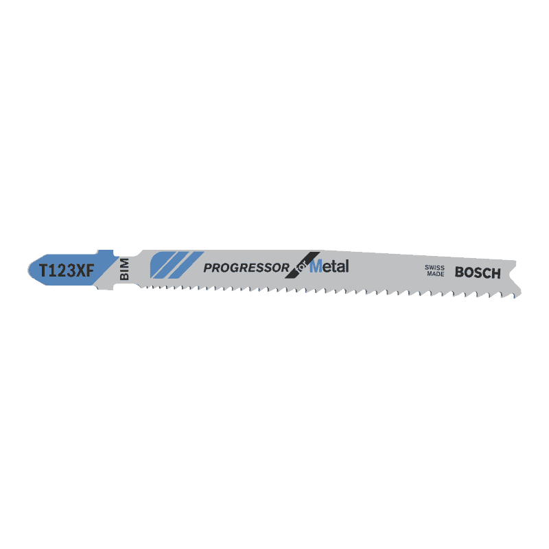 Lame de scie sauteuse T123XF pour métal mince et épais BOSCH