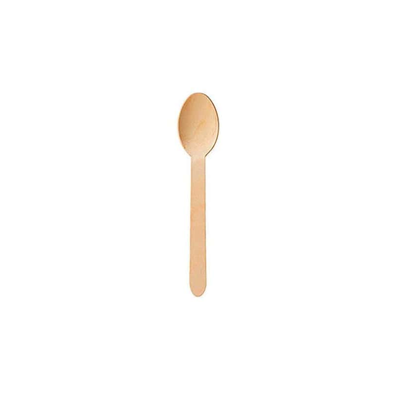 Petites cuillères en bois x100