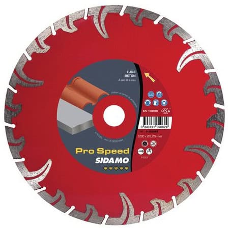 Disque diamant Ø230 mm PRO SPEED SIDAMO 11130020