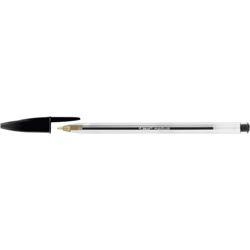 Stylo à bille cristal noir BIC