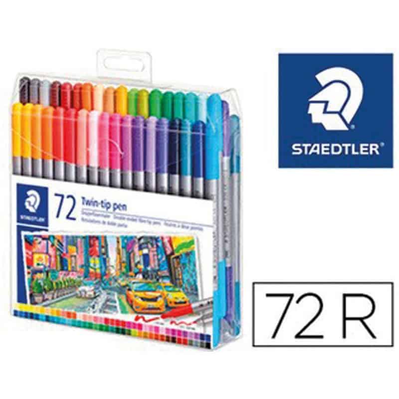 Étui feutres double pointes x 72 STAEDTLER
