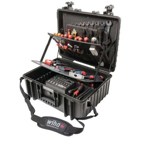 Caisse à outils XL pour plombier 113 pièces WIHA 45237