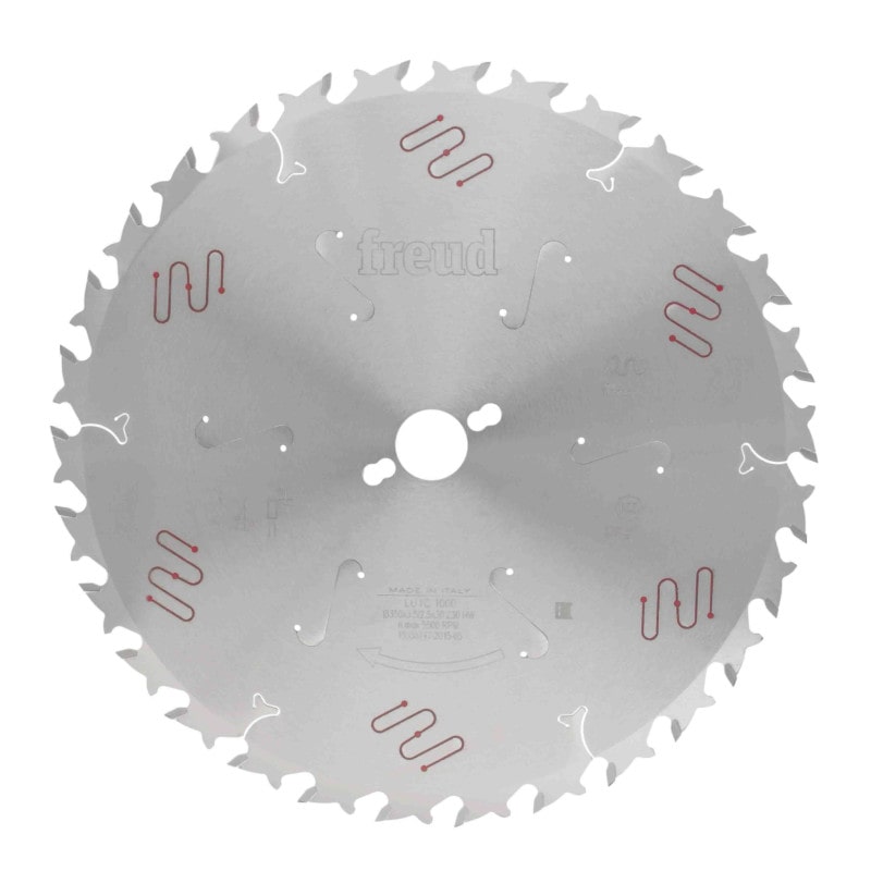 Lame de scie circulaire de débit avec antirecul pour bois massif D315 AL30 E3,2/2,2 Z28 -FREUD - F03FS04601