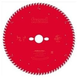 Lame pour scie circulaire portative D254 2,6/1,8 AL30 Z80 BA 5° - FREUD - F03FS09781