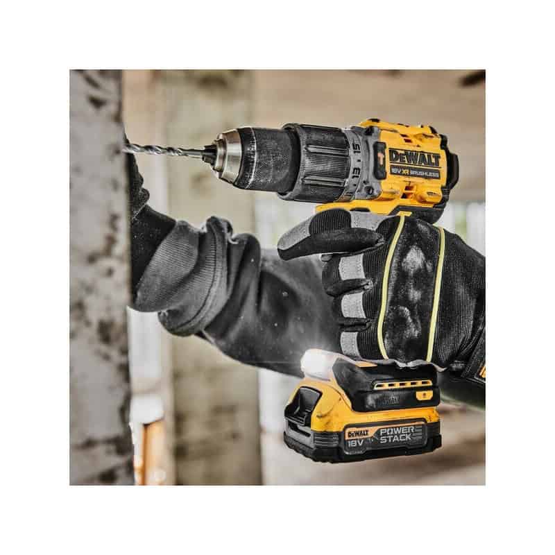 Perceuse visseuse à percussion 18V 1,7Ah POWERSTACK DEWALT DCD805E2T-QW
