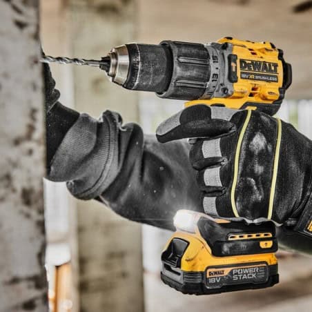 Perceuse visseuse à percussion 18V 1,7Ah POWERSTACK DEWALT DCD805E2T-QW