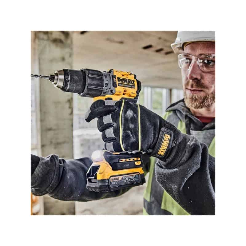 Perceuse visseuse à percussion 18V 1,7Ah POWERSTACK DEWALT DCD805E2T-QW