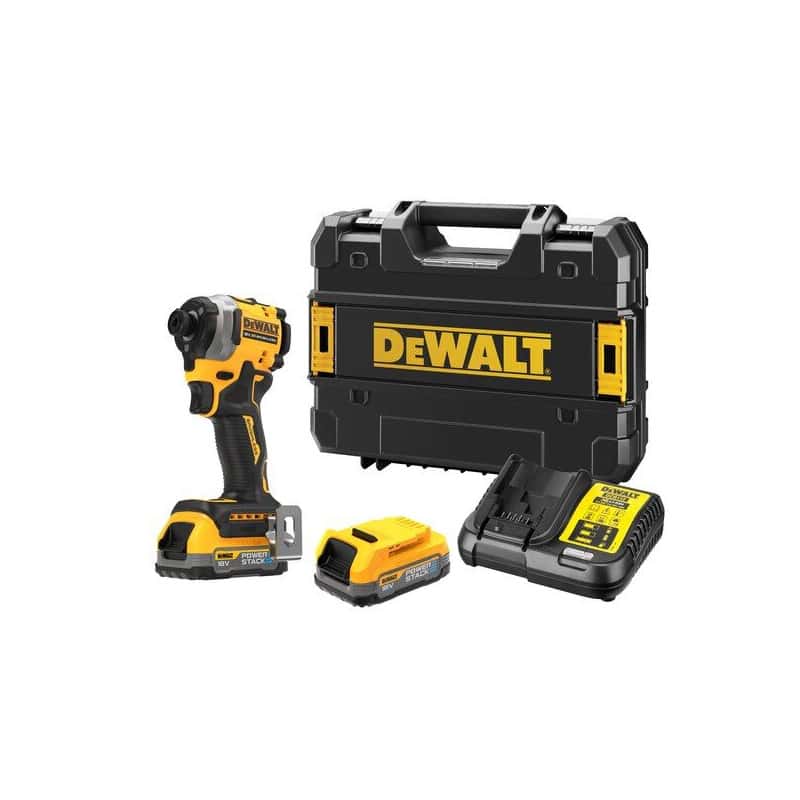 Visseuse à chocs 18V 1,7Ah POWERSTACK DEWALT DCF850E2T-QW