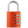 Cadenas à combinaison Orange 40 mm - ABUS