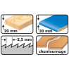 Lame de scie sauteuse x5 LEMAN 7013.05