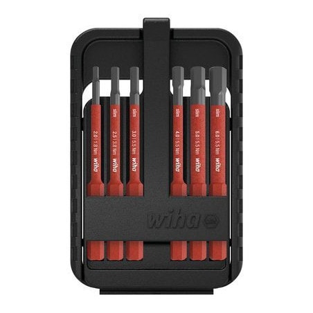 Coffret de 6 embouts - 6 pans  WIHA