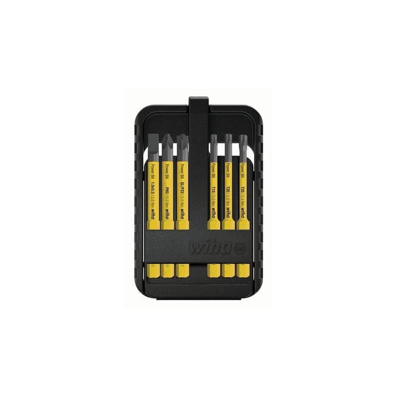Coffret de 6 embouts - Fente / Phillips / Bornier / Torx  WIHA