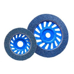 Disque à lamelle - bombé - Ø 125 mm zircon série eolo TAF