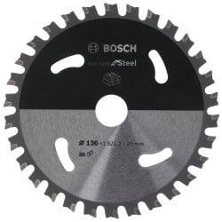 Lame de scie circulaire Ø 136 mm pour GKM 18 VLI BOSCH 2608837746