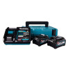 Pack Énergie 40 V max / 4 Ah XGT - 2 batteries + 1 chargeur - en coffret MAKPAC MAKITA 191J97-1