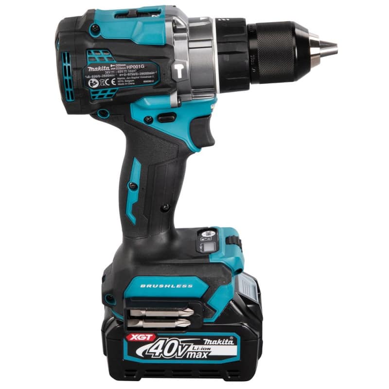 Perceuse visseuse à percussion 40 V max / 2,5 Ah XGT MAKITA HP001GD201