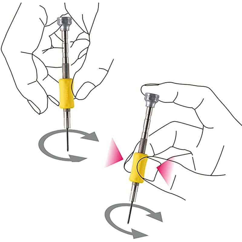 Jeu de 6 tournevis de précision Microstix / Pentalobe / Torx / Philips - VESSEL 251389