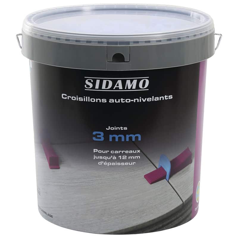 Croisillon autonivelant - L 3 mm / E 3 ~ 12 mm - SIDAMO