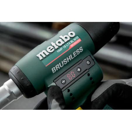 Riveteuse à inserts 18 V SOLO NMP 18 LTX BL M10 METABO 601788840