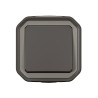 Interrupteur va-et-vient complet saillie anthracite PLEXO LEGRAND 069761L