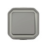 Interrupteur poussoir simple complet saillie PLEXO LEGRAND 069711L