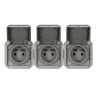 Prise de courant double horizontale composable précablée PLEXO LEGRAND 069564L