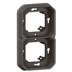 Support anthracite 2 poste PLEXO LEGRAND 069607L
