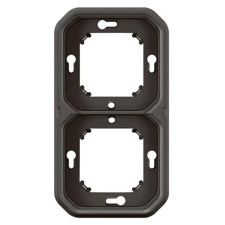 Support anthracite 2 poste PLEXO LEGRAND 069607L