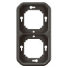 Support anthracite 2 poste PLEXO LEGRAND 069607L