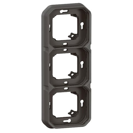 Support anthracite 3 poste PLEXO LEGRAND 069608L