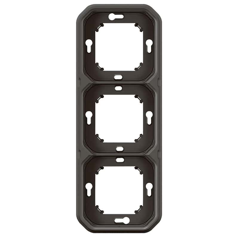 Support anthracite 3 poste PLEXO LEGRAND 069608L