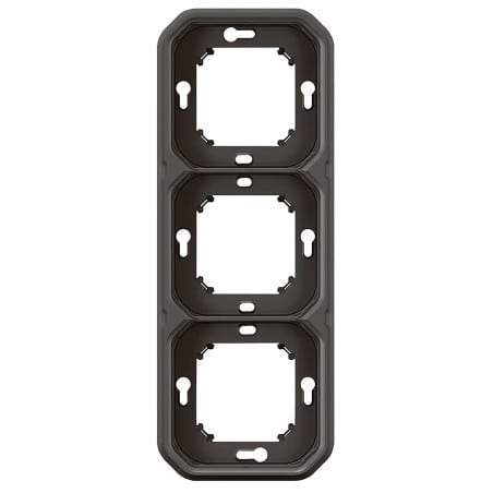Support anthracite 3 poste PLEXO LEGRAND 069608L
