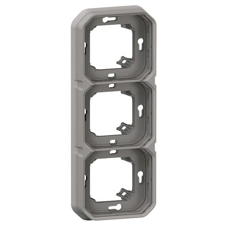 Support gris 3 poste PLEXO LEGRAND 069687L