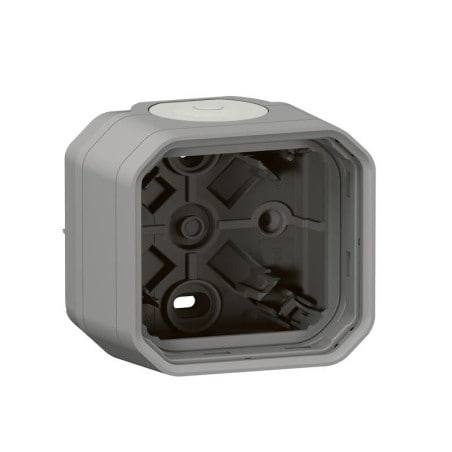 Boitier gris saillie 1 poste PLEXO LEGRAND 069651L