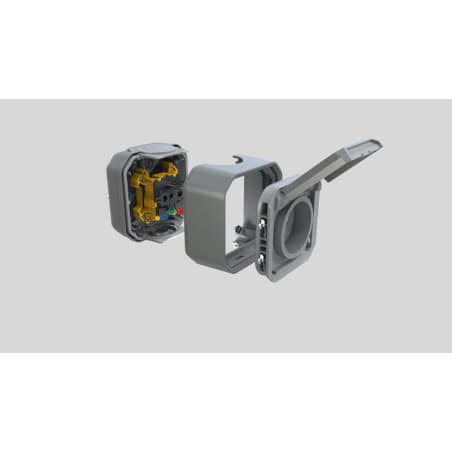 Boitier gris saillie 1 poste PLEXO LEGRAND 069651L