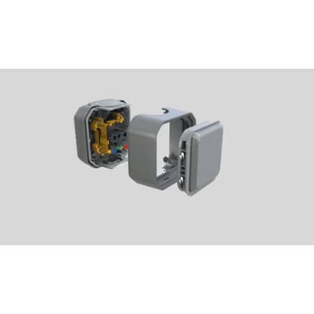 Boitier gris saillie 1 poste PLEXO LEGRAND 069651L