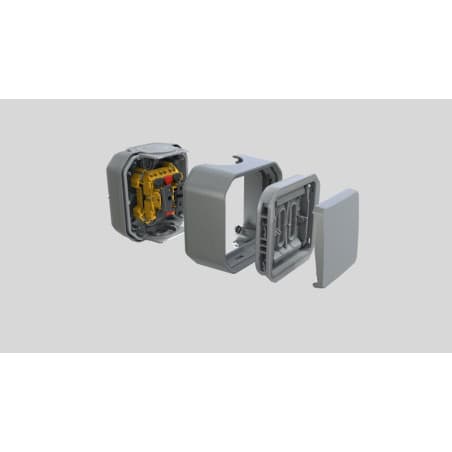 Boitier gris saillie 1 poste PLEXO LEGRAND 069651L