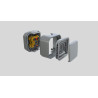 Boitier gris saillie 1 poste PLEXO LEGRAND 069651L